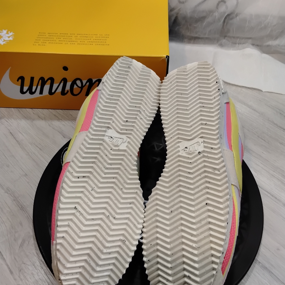 .NEW Nike Cortez X Union Sp LA Lemon Sneaker Limited Edition Colab Size M9.5 W11 - Picture 6 of 14